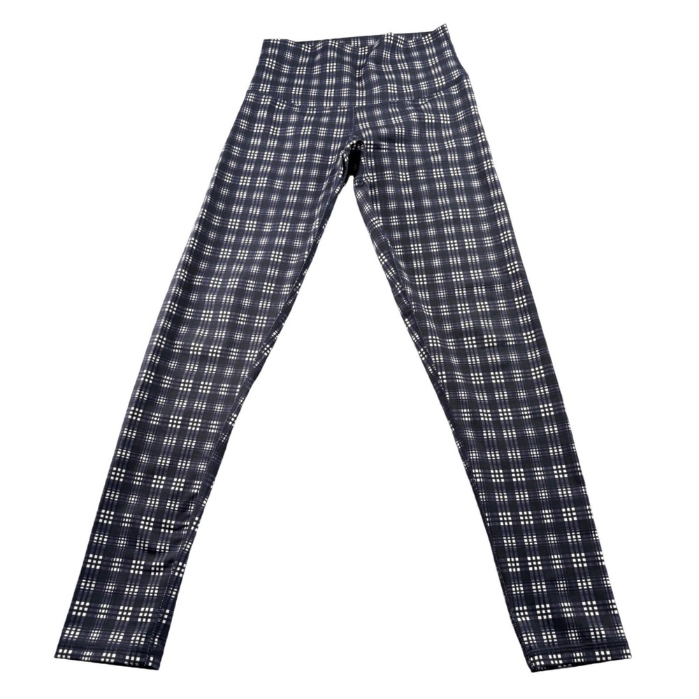 DYI Women's Medium Plaid Leggings High Waist Made‎ in USA Bionic